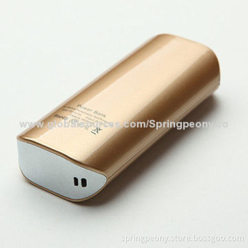 2014 Portable External 5,200/6,000mAh Mobile Power Bank with 5V/1,000mA Output